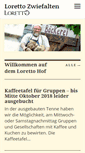 Mobile Screenshot of loretto-zwiefalten.de